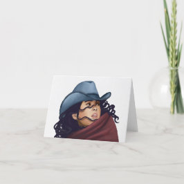 Cowgirl Feiertagskarte