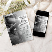 Cowgirl Fence Barn Party Quinceañera Einladung