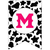 Cowgirl First Rodeo Pink Wimpelkette (Zweite Fahne)