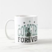 Cowgirl Forever Western Trendy Kaffeetasse (Links)