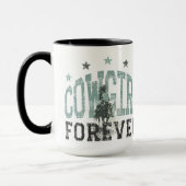 Cowgirl Forever Western Trendy Tasse (Links)