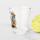 Cowgirl Friends Drinking Shots Custom Schnapsglas (Rechts)