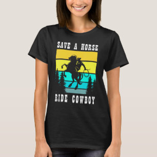 Cowgirl für einen Fan T-Shirt