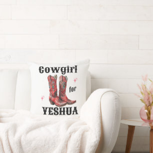 "Cowgirl für Jeschua" Kissenbezug Kissen