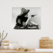 Cowgirl Gambler: 1912 Poster (Küche)