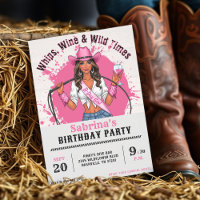 Cowgirl-Geburtstagsfeier - Peitschen Wein & Wilde