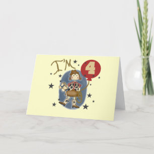 Cowgirl Geburtstagsgeschenke und Geschenke Karte