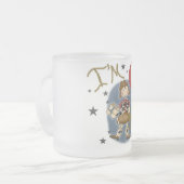 Cowgirl Geburtstagsgeschenke und Geschenke Mattglastasse (Vorderseite Links)