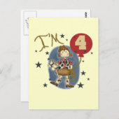 Cowgirl Geburtstagsgeschenke und Geschenke Postkarte (Vorne/Hinten)