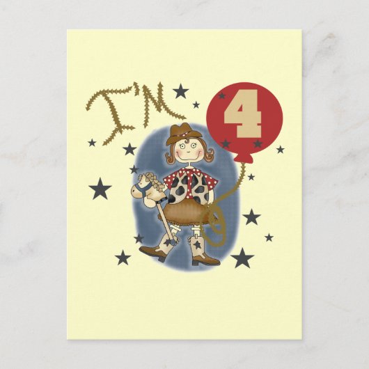 Cowgirl Geburtstagsgeschenke und Geschenke Postkarte (Vorderseite)