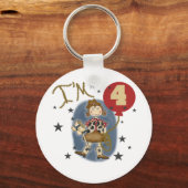 Cowgirl Geburtstagsgeschenke und Geschenke Schlüsselanhänger (Vorderseite)