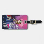 Cowgirl-Gepäck-Umbau - brünett Gepäckanhänger (Vorderseite horizontal)