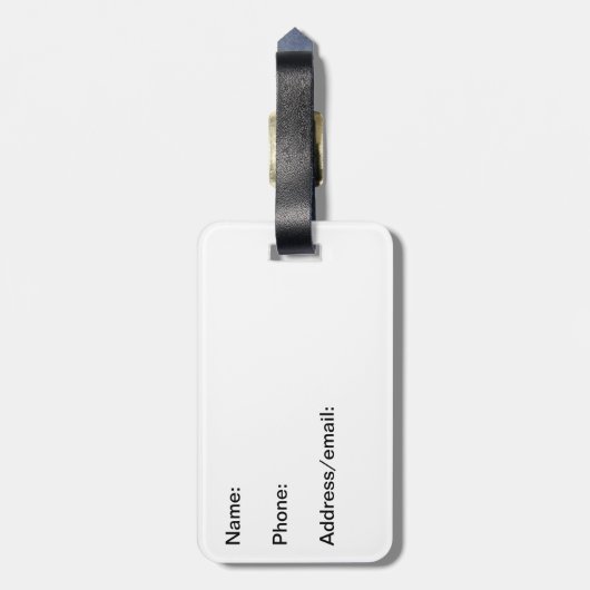 Cowgirl-Gepäckanhänger - Blondine Gepäckanhänger (Rückseite vertikal)