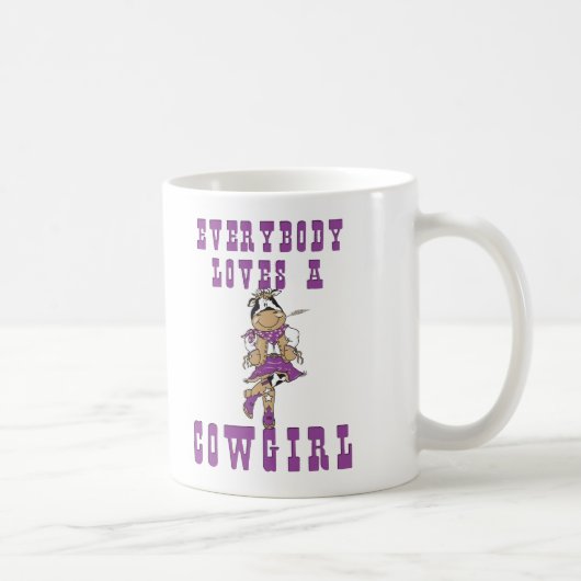 CowGirl-Geschenke Kaffeetasse (Rechts)