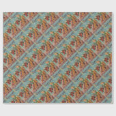 Cowgirl Geschenkpapier (Flach)