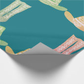 Cowgirl Geschenkpapier (Ecke)