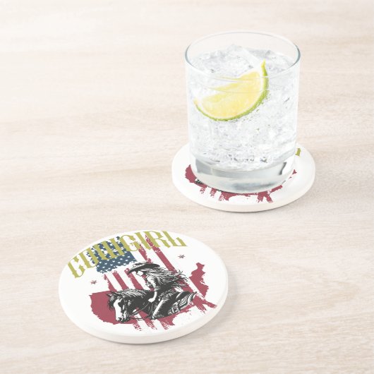 COWGIRL GETRÄNKEUNTERSETZER (Seite)