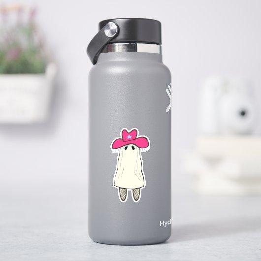 Cowgirl Ghost Aufkleber (HydroFlask)
