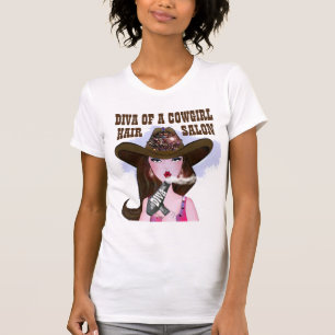 Cowgirl "Hair Diva" T - Shirt