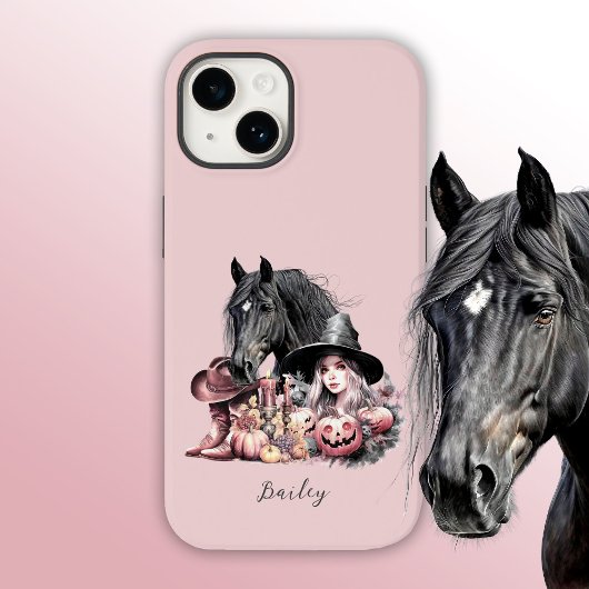 Cowgirl Halloween Pferd rosa Girl Case-Mate iPhone Hülle