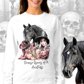 Cowgirl Halloween Pferde Brüder sind für Amateure Sweatshirt