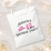 Cowgirl Hat and Boost Black Text Geschenktütchen (Ausgeschnitten)