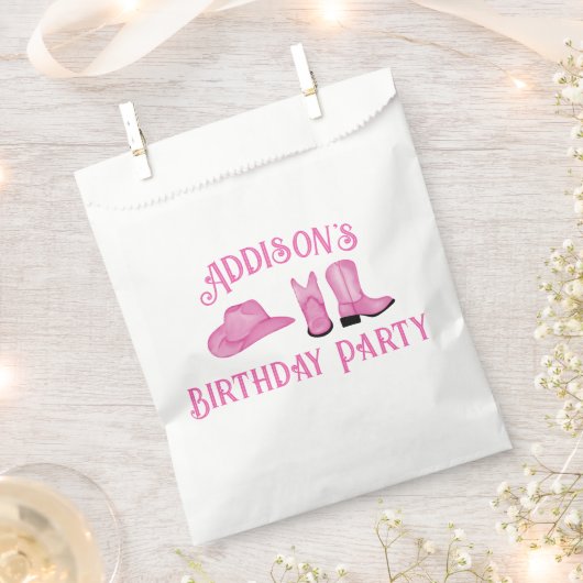 Cowgirl Hat and Boots Geschenktütchen (Ausgeschnitten)