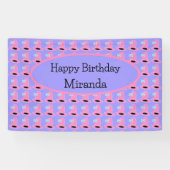 Cowgirl Hat Birthday Party Banner (Horizontal)