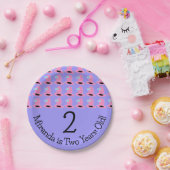 Cowgirl Hat Second Geburtstagsparty Pappteller (Party)