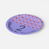 Cowgirl Hat Second Geburtstagsparty Pappteller (Schrägansicht)