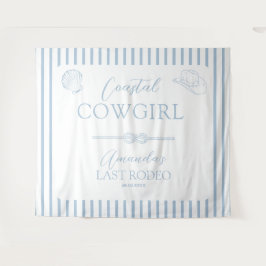 Cowgirl Hat Western Junggeselinnen-Abschied Wandteppich