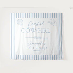 Cowgirl Hat Western Junggeselinnen-Abschied Wandteppich