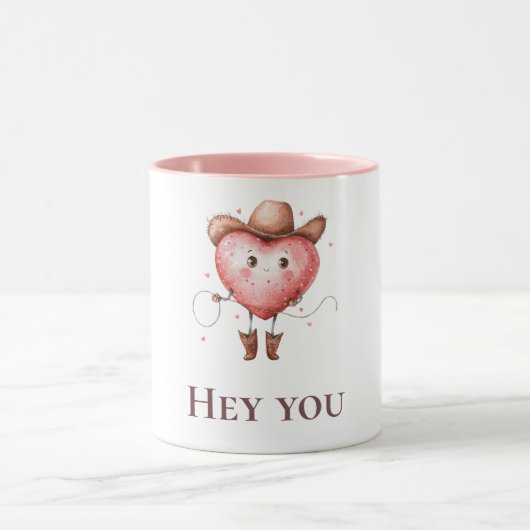 Cowgirl Heart Hey, Sie zitieren Tasse (Zentrum)