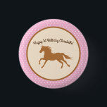 Cowgirl Horse Kid Girl's Birthday Party Thema Button<br><div class="desc">Dieses bezaubernde Cowgirl 1. Geburtstag Party Thema ist perfekt für den ein Jahr alt,  dass Lieben Pferde und Ponys! Auch gut für jedes Kind,  besonders ein Mädchen! Jeder Pony-Liebhaber wird sich freuen,  seinen ersten Geburtstag zu feiern! Ideal für ein kleines Mädchen's Party!</div>