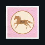 Cowgirl Horse Kid Girl's Birthday Party Thema Serviette<br><div class="desc">Dieses bezaubernde Cowgirl 1. Geburtstag Party Thema ist perfekt für den ein Jahr alt,  dass Lieben Pferde und Ponys! Auch gut für jedes Kind,  besonders ein Mädchen! Jeder Pony-Liebhaber wird sich freuen,  seinen ersten Geburtstag zu feiern! Ideal für ein kleines Mädchen's Party!</div>