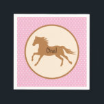 Cowgirl Horse Kid Girl's Birthday Party Thema Serviette<br><div class="desc">Dieses bezaubernde Cowgirl 1. Geburtstag Party Thema ist perfekt für den ein Jahr alt,  dass Lieben Pferde und Ponys! Auch gut für jedes Kind,  besonders ein Mädchen! Jeder Pony-Liebhaber wird sich freuen,  seinen ersten Geburtstag zu feiern! Ideal für ein kleines Mädchen's Party!</div>