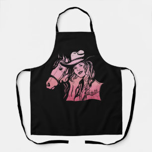 Cowgirl Horse Lover Horseback Reitsport Reiten Schürze