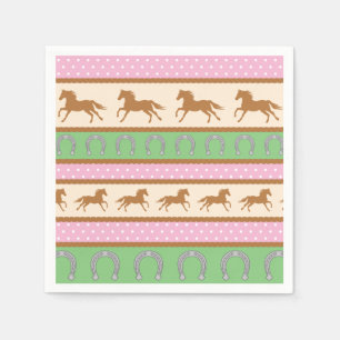 Cowgirl Horse Pony Niedlich 1. Geburtstag Party Th Serviette