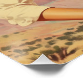 Cowgirl hört in jedem Stich: Wild West Whispers Poster (Ecke)