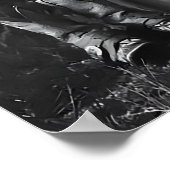 Cowgirl in Bathtub Art Print Trendy Western Poster (Ecke)