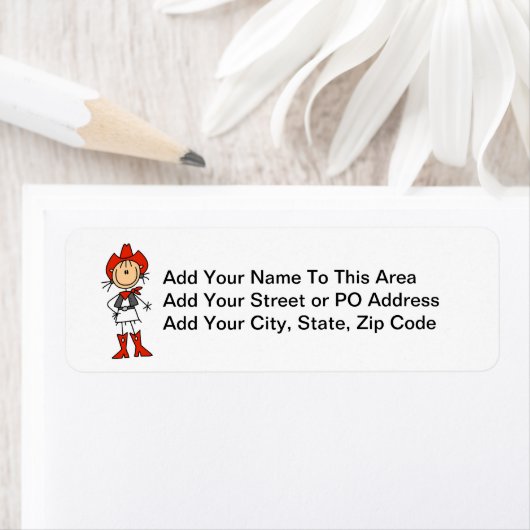 Cowgirl in Red T - Shirt and Gifts (Insitu)