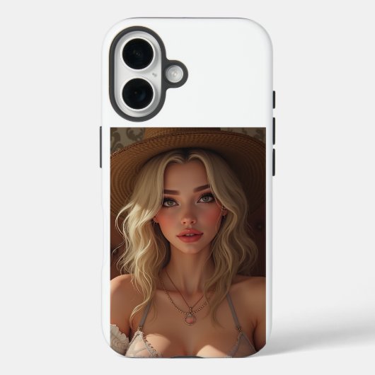 Cowgirl iPhone 16 Fall Case-Mate iPhone Hülle (Rückseite)