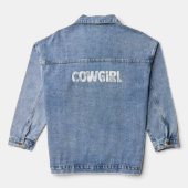 Cowgirl Jeansjacke (Rückseite)