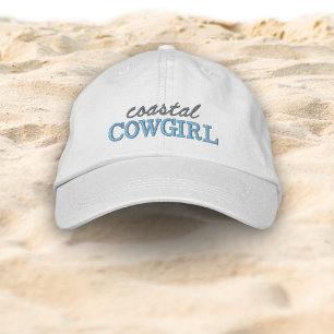 Cowgirl Junggeselinnen-Abschied an der Küste Gefal Bestickte Baseballkappe