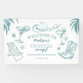 Cowgirl Junggeselinnen-Abschied Banner (Horizontal)