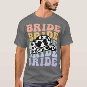 Cowgirl Junggeselinnen-Abschied Bridge mit Cowboy  T-Shirt