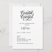 Cowgirl-Junggeselinnen-Abschied Einladung (Vorderseite)