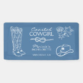 Cowgirl Junggeselinnen-Abschied Weekend Banner (Horizontal)