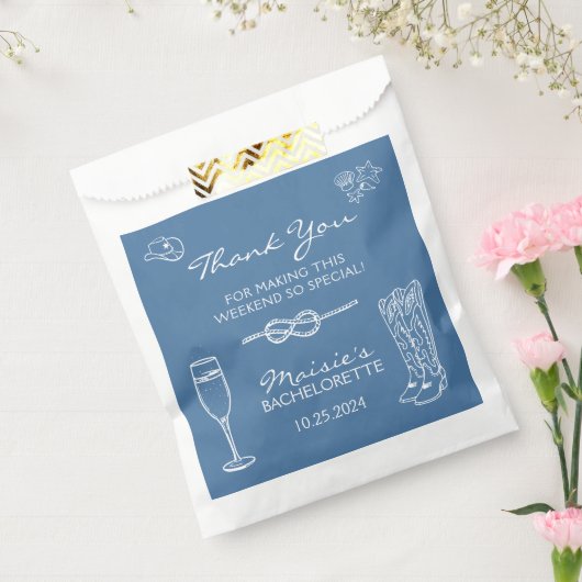 Cowgirl Junggeselinnen-Abschied Weekend Geschenktütchen (Versiegelt)