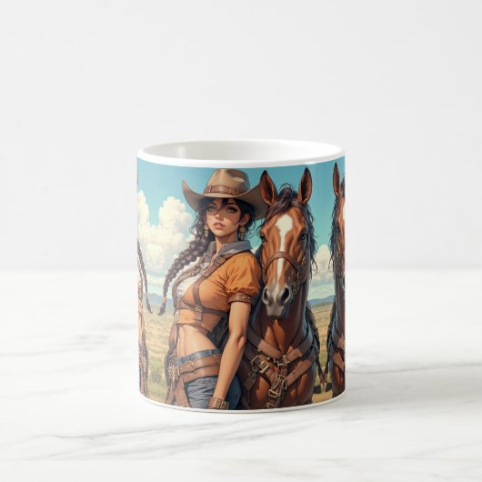 Cowgirl Kaffeetasse (Mittel)
